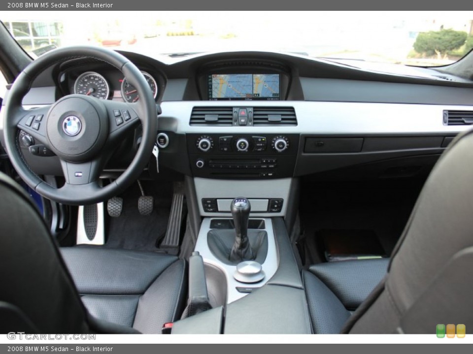 Black Interior Dashboard for the 2008 BMW M5 Sedan #62053818