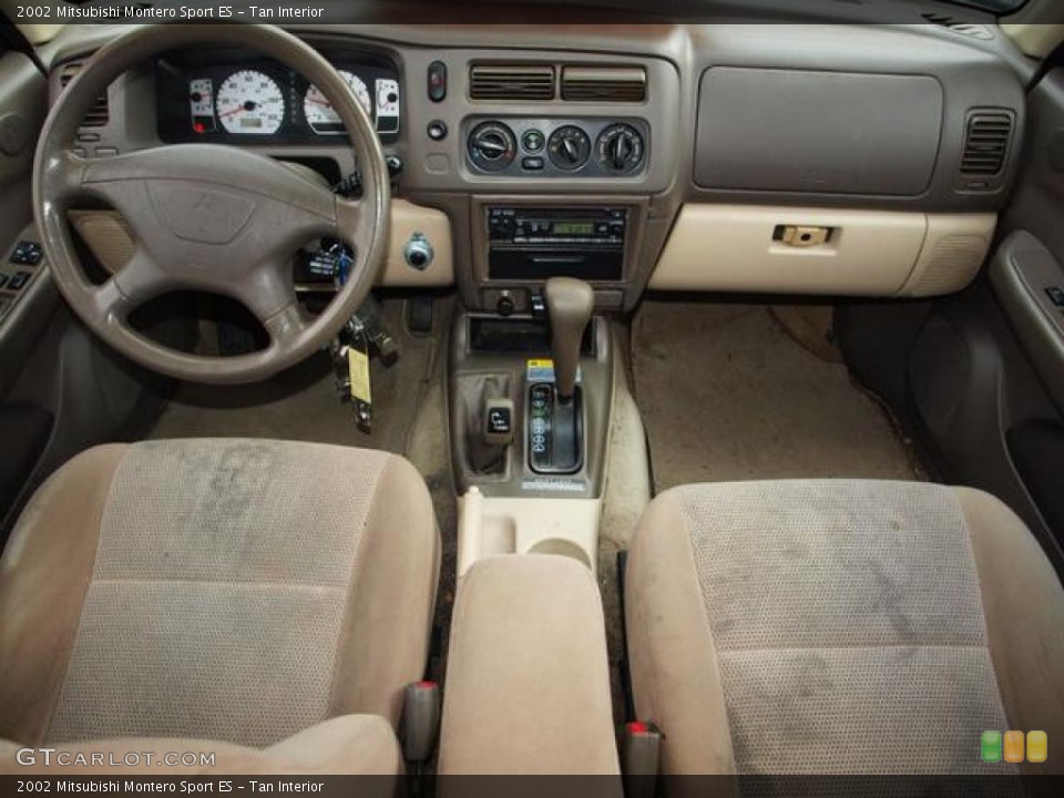 Tan Interior Dashboard for the 2002 Mitsubishi Montero Sport ES #62057201