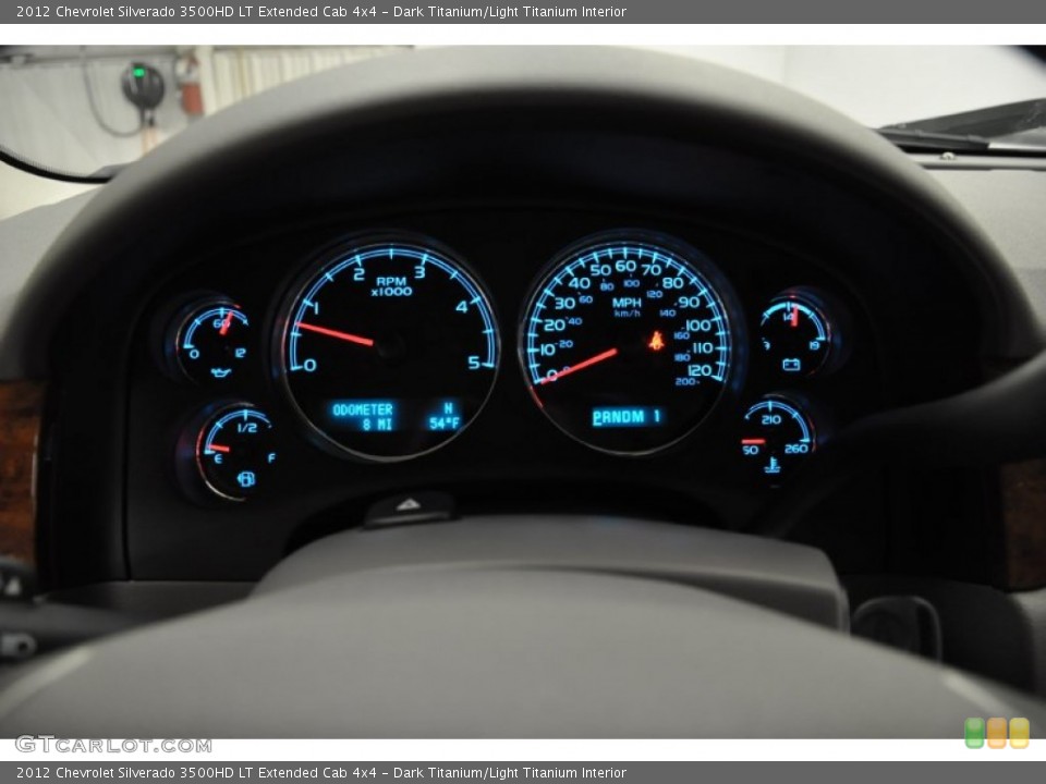 Dark Titanium/Light Titanium Interior Gauges for the 2012 Chevrolet Silverado 3500HD LT Extended Cab 4x4 #62058360