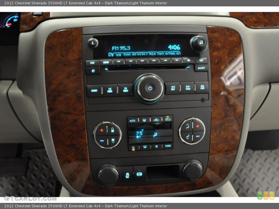 Dark Titanium/Light Titanium Interior Controls for the 2012 Chevrolet Silverado 3500HD LT Extended Cab 4x4 #62058375