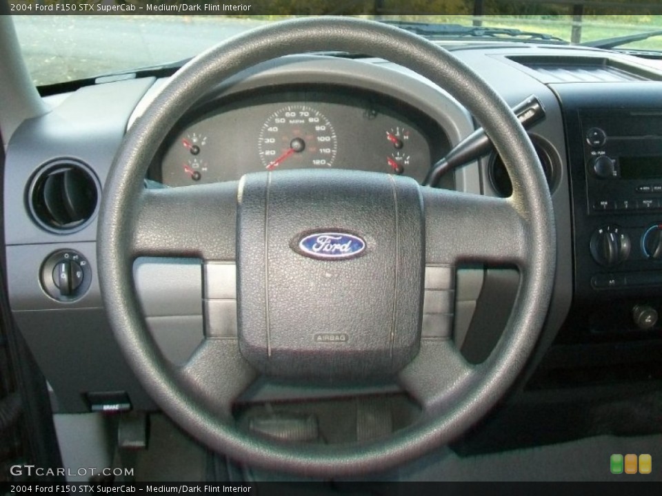 Medium/Dark Flint Interior Steering Wheel for the 2004 Ford F150 STX SuperCab #62059326