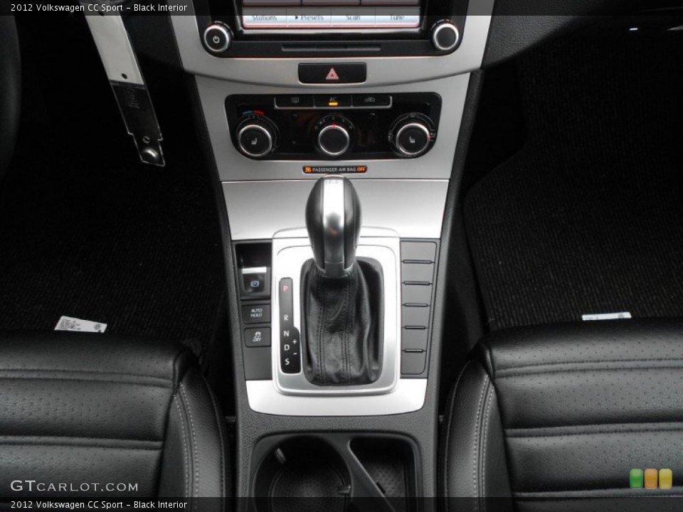 Black Interior Transmission for the 2012 Volkswagen CC Sport #62060235