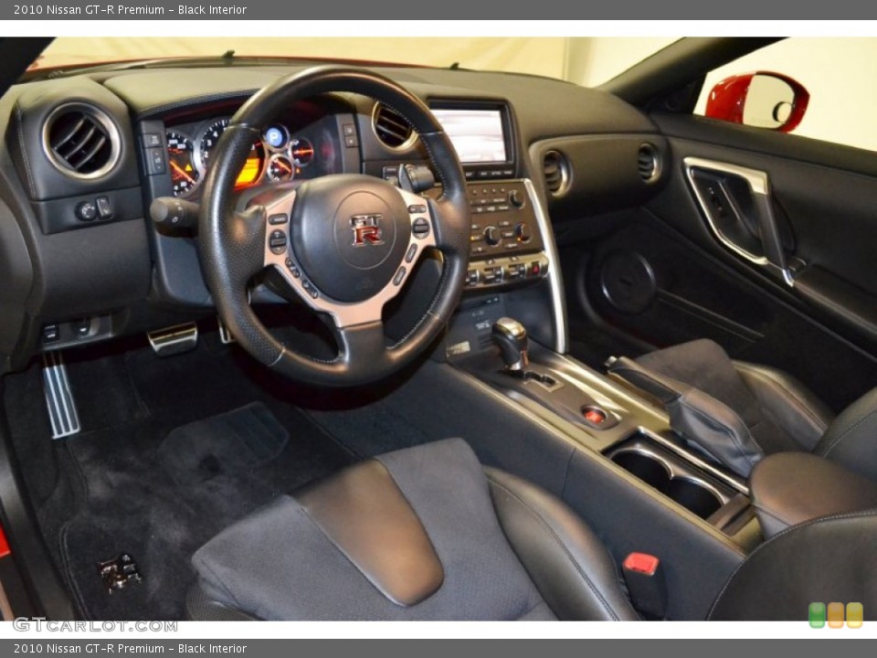Black 2010 Nissan GT-R Interiors