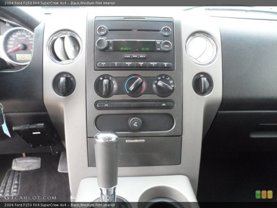 Black/Medium Flint Interior Controls for the 2004 Ford F150 FX4 SuperCrew 4x4 #62065021