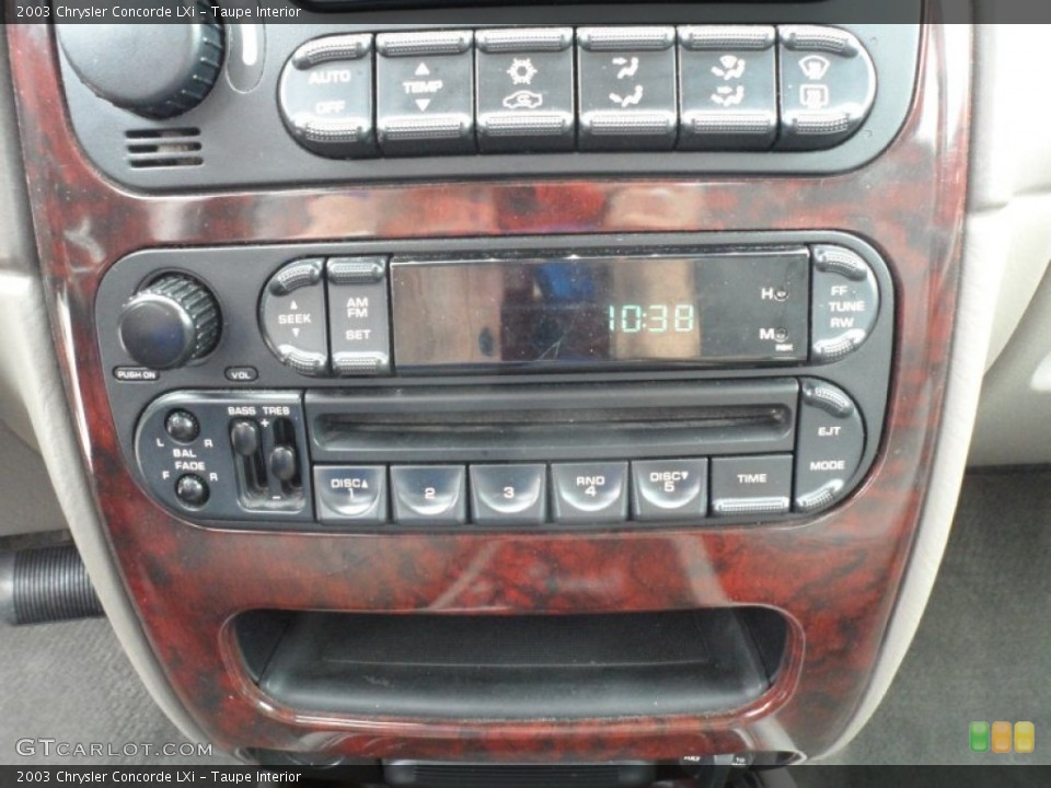 Taupe Interior Controls for the 2003 Chrysler Concorde LXi #62065821