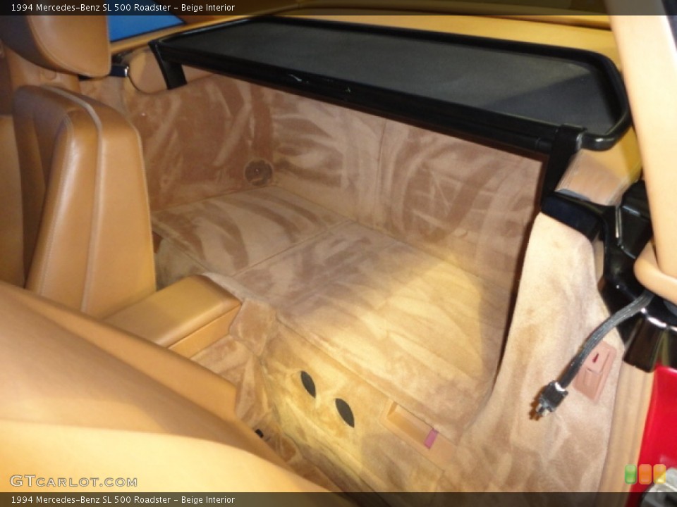 Beige Interior Photo for the 1994 Mercedes-Benz SL 500 Roadster #62066787