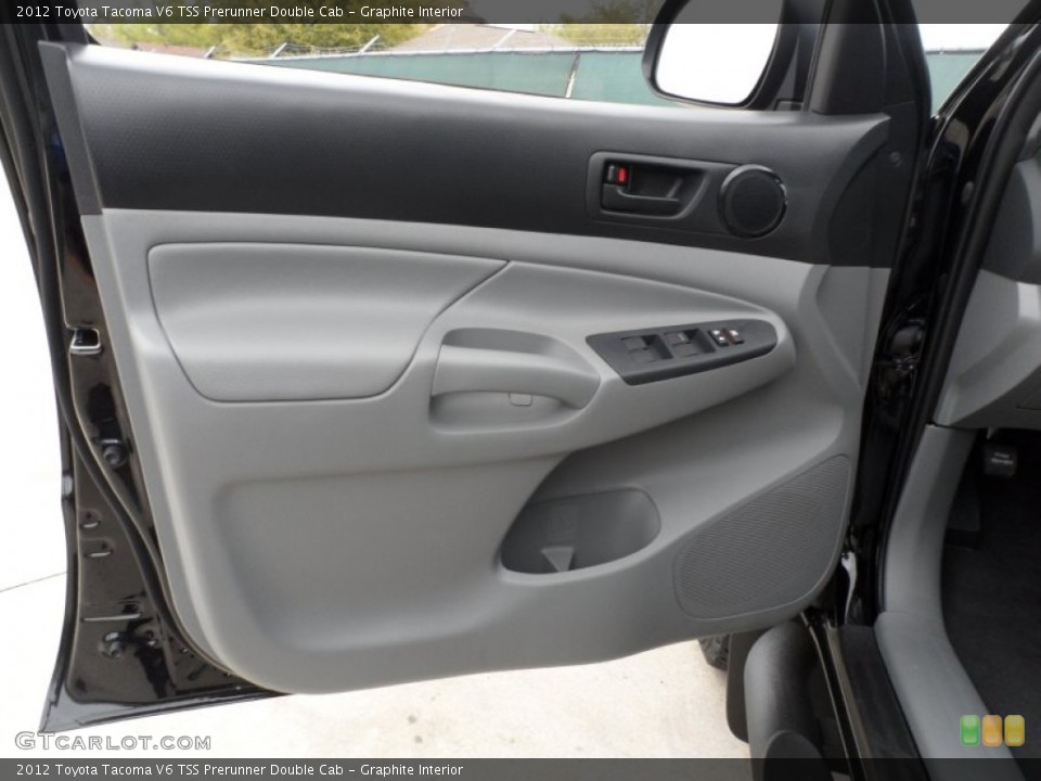 Graphite Interior Door Panel for the 2012 Toyota Tacoma V6 TSS Prerunner Double Cab #62068667