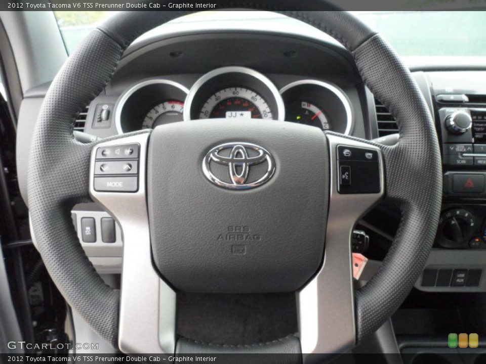 Graphite Interior Steering Wheel for the 2012 Toyota Tacoma V6 TSS Prerunner Double Cab #62068728