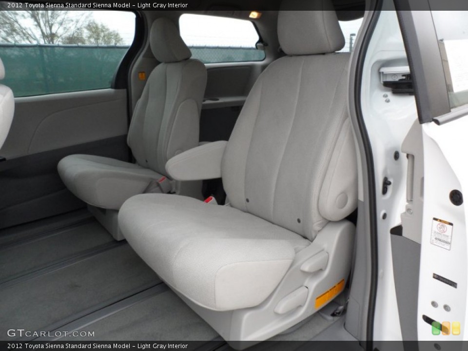 Light Gray Interior Photo for the 2012 Toyota Sienna  #62069850