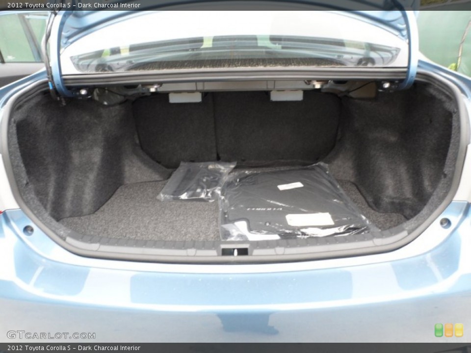 Dark Charcoal Interior Trunk for the 2012 Toyota Corolla S #62070463
