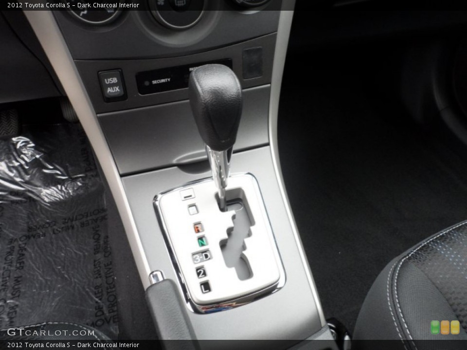 Dark Charcoal Interior Transmission for the 2012 Toyota Corolla S #62070586