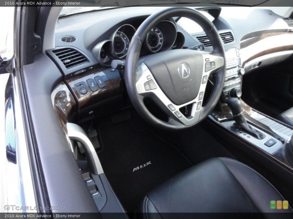Ebony Interior Dashboard for the 2010 Acura MDX Advance #62070961