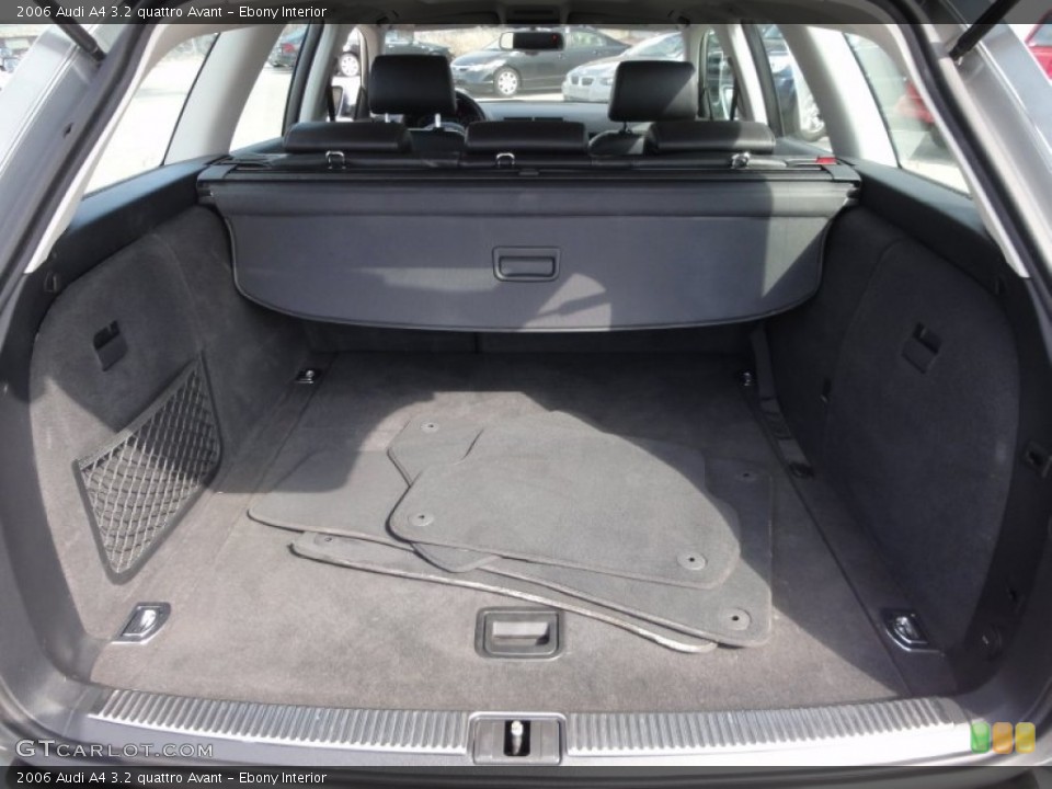 Ebony Interior Trunk for the 2006 Audi A4 3.2 quattro Avant #62072045