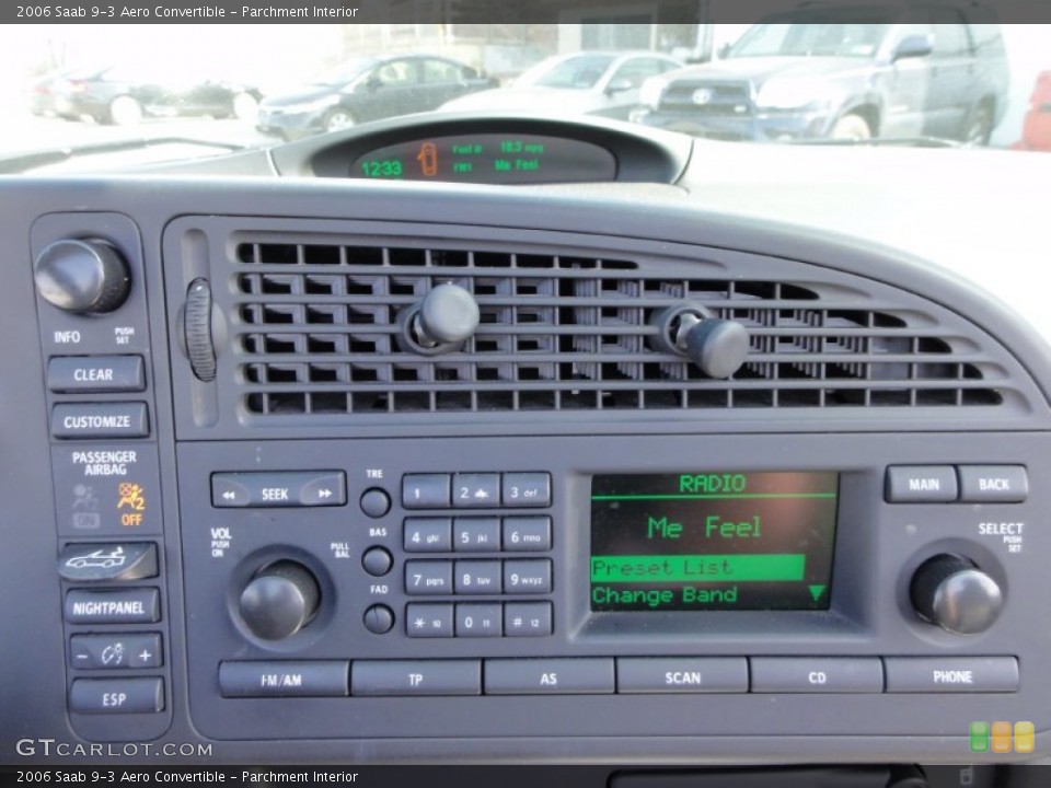 Parchment Interior Controls for the 2006 Saab 9-3 Aero Convertible #62073044