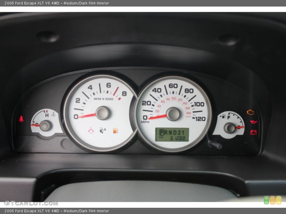 Medium/Dark Flint Interior Gauges for the 2006 Ford Escape XLT V6 4WD #62076506