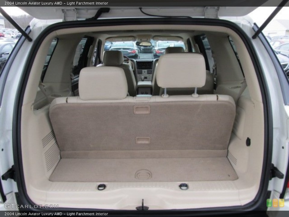 Light Parchment Interior Trunk for the 2004 Lincoln Aviator Luxury AWD #62080907