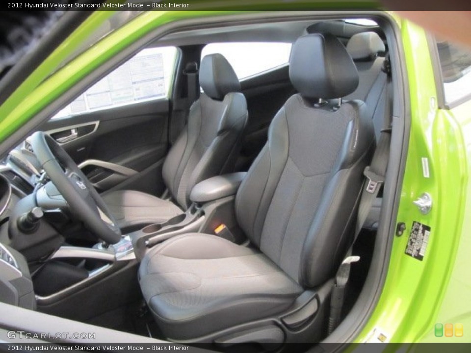 Black Interior Photo for the 2012 Hyundai Veloster  #62081003