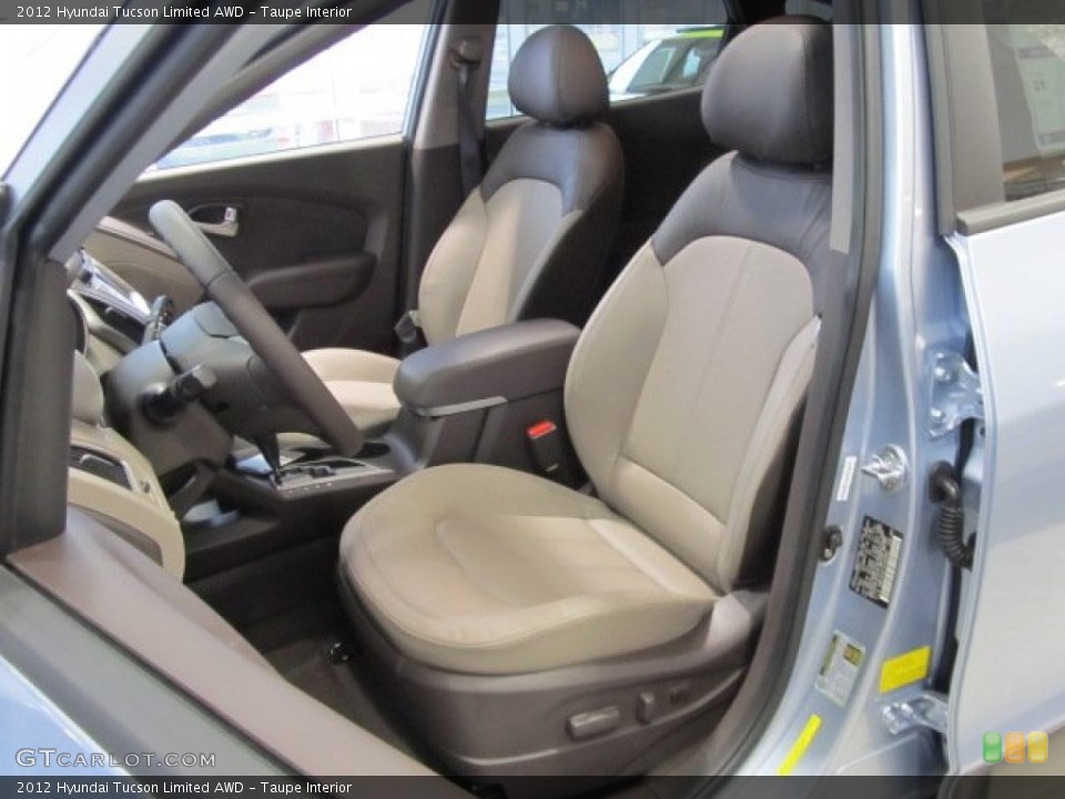 Taupe Interior Photo for the 2012 Hyundai Tucson Limited AWD #62081660