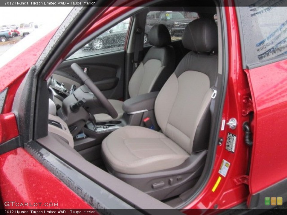 Taupe Interior Photo for the 2012 Hyundai Tucson Limited AWD #62081834
