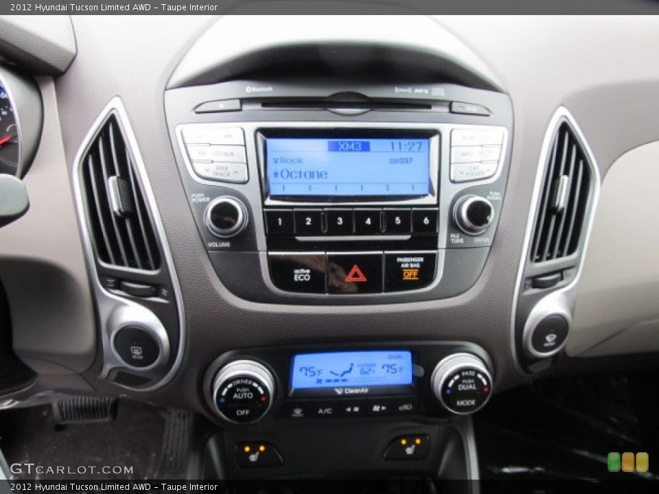 Taupe Interior Controls for the 2012 Hyundai Tucson Limited AWD #62081852