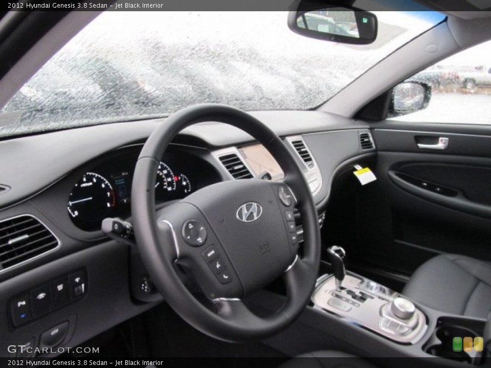 Jet Black Interior Photo for the 2012 Hyundai Genesis 3.8 Sedan #62082119