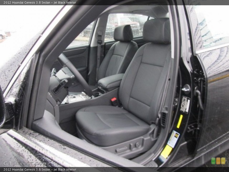 Jet Black Interior Photo for the 2012 Hyundai Genesis 3.8 Sedan #62082126