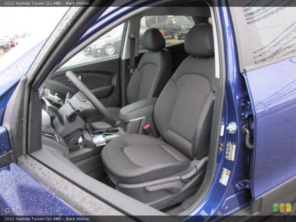 Black Interior Photo for the 2012 Hyundai Tucson GLS AWD #62082290