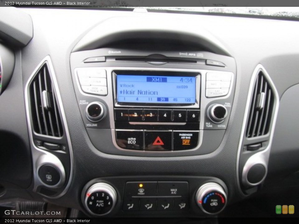 Black Interior Controls for the 2012 Hyundai Tucson GLS AWD #62082310