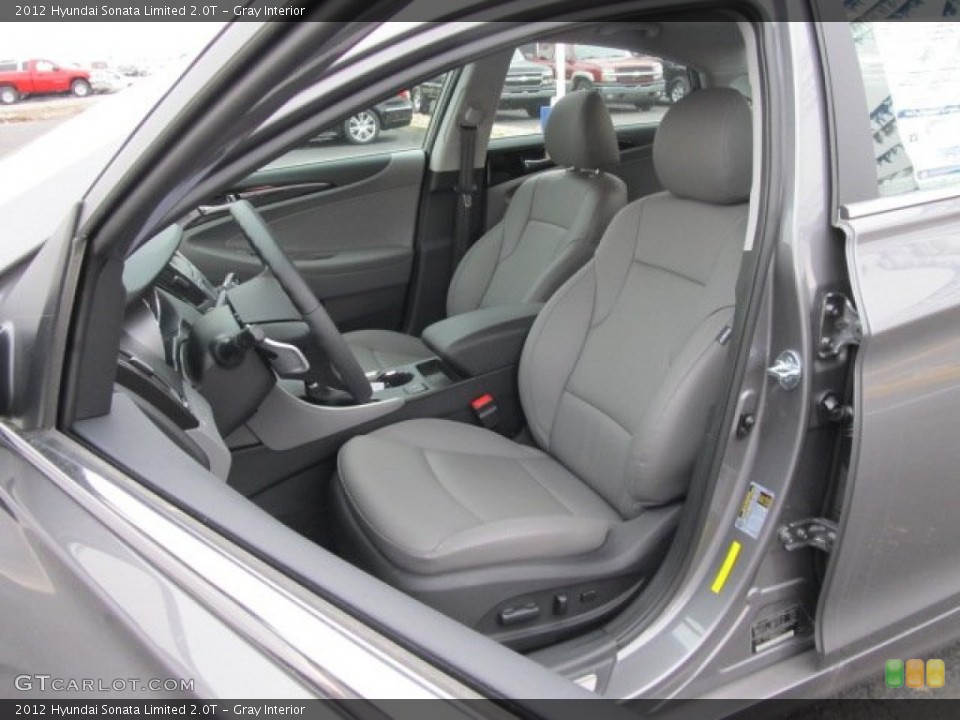 Gray Interior Photo for the 2012 Hyundai Sonata Limited 2.0T #62083362