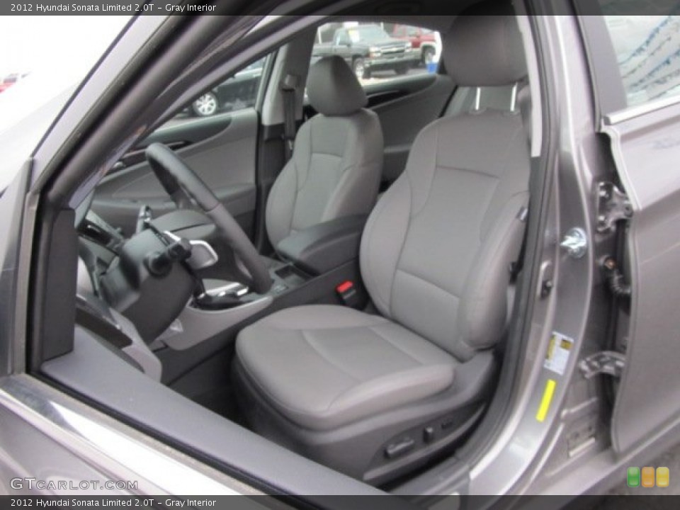 Gray Interior Photo for the 2012 Hyundai Sonata Limited 2.0T #62083542