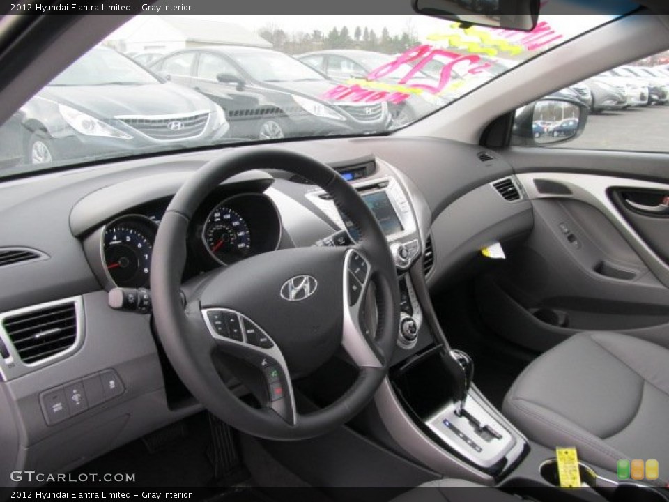 Gray Interior Photo for the 2012 Hyundai Elantra Limited #62083623