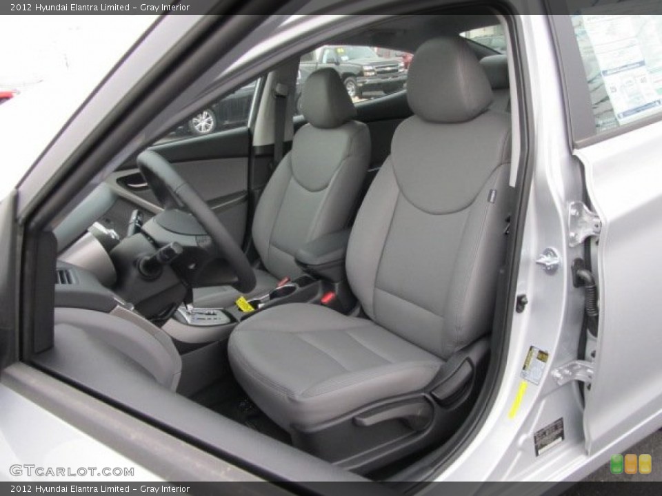 Gray Interior Photo for the 2012 Hyundai Elantra Limited #62083632