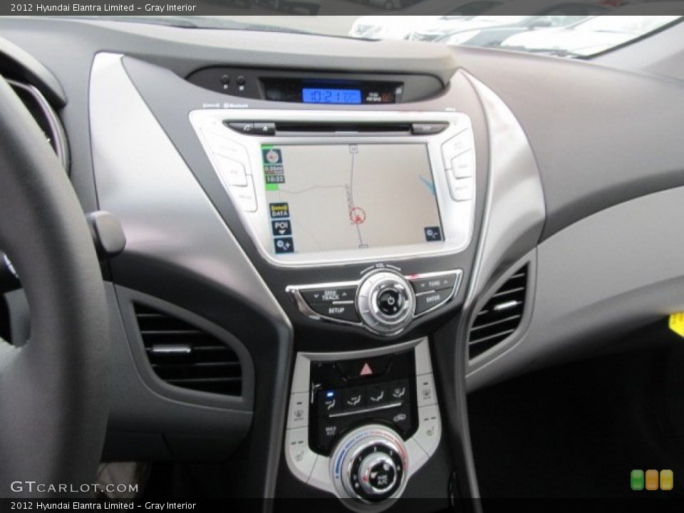 Gray Interior Controls for the 2012 Hyundai Elantra Limited #62083641