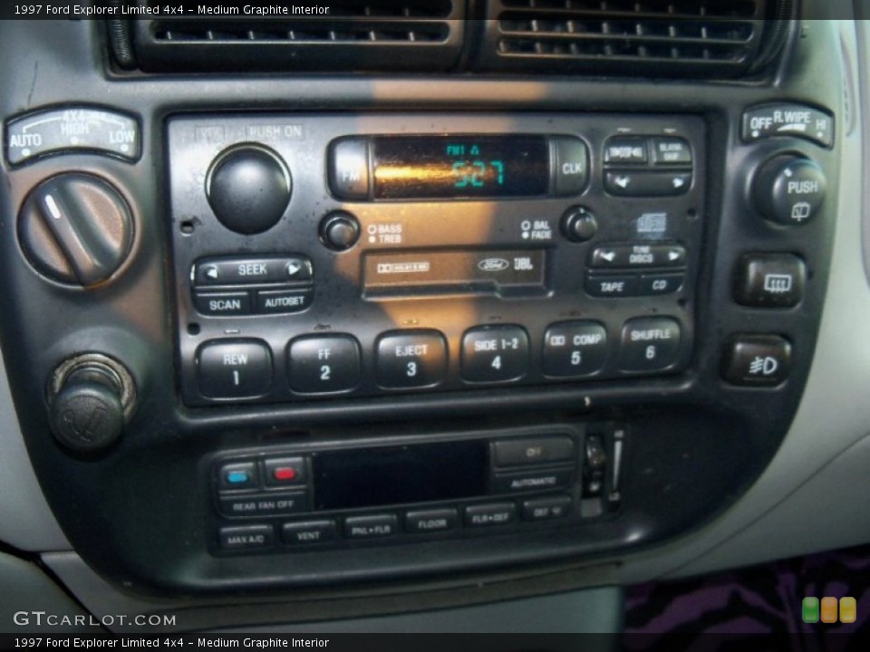 Medium Graphite Interior Audio System for the 1997 Ford Explorer Limited 4x4 #62083890