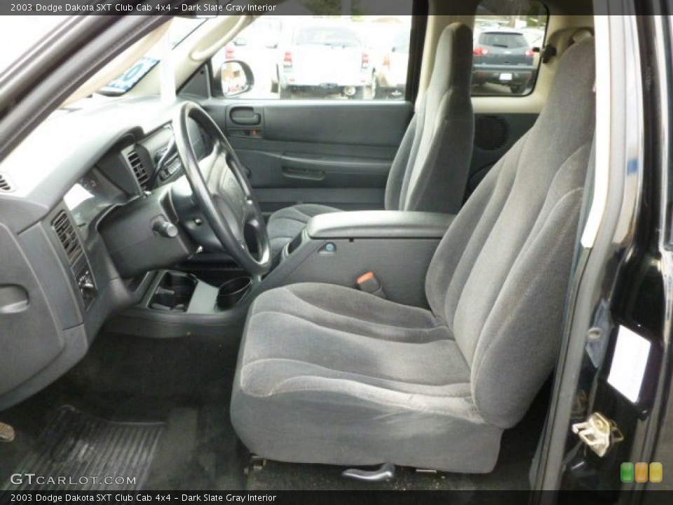 Dark Slate Gray Interior Photo for the 2003 Dodge Dakota SXT Club Cab 4x4 #62085273