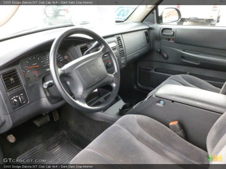 Dark Slate Gray Interior Photo for the 2003 Dodge Dakota SXT Club Cab 4x4 #62085282
