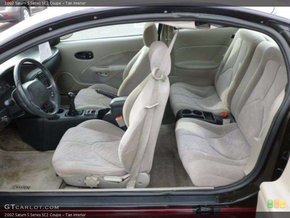 Tan Interior Photo for the 2002 Saturn S Series SC2 Coupe #62085456
