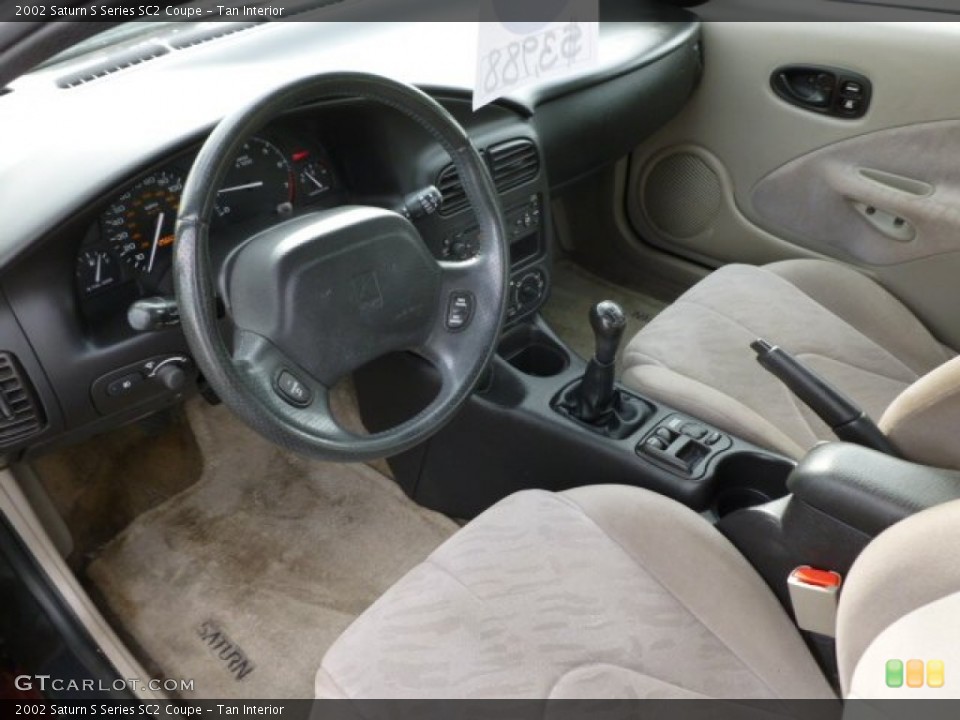Tan Interior Photo for the 2002 Saturn S Series SC2 Coupe #62085471