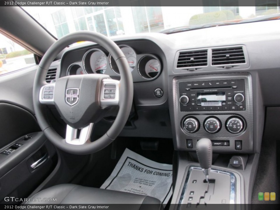Dark Slate Gray Interior Dashboard for the 2012 Dodge Challenger R/T Classic #62089044