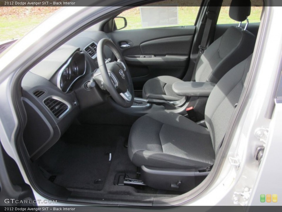 Black Interior Front Seat for the 2012 Dodge Avenger SXT #62089317
