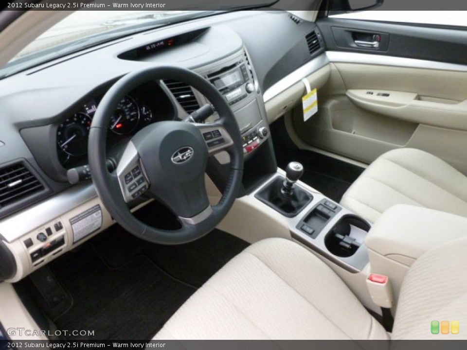 Warm Ivory Interior Photo for the 2012 Subaru Legacy 2.5i Premium #62094144