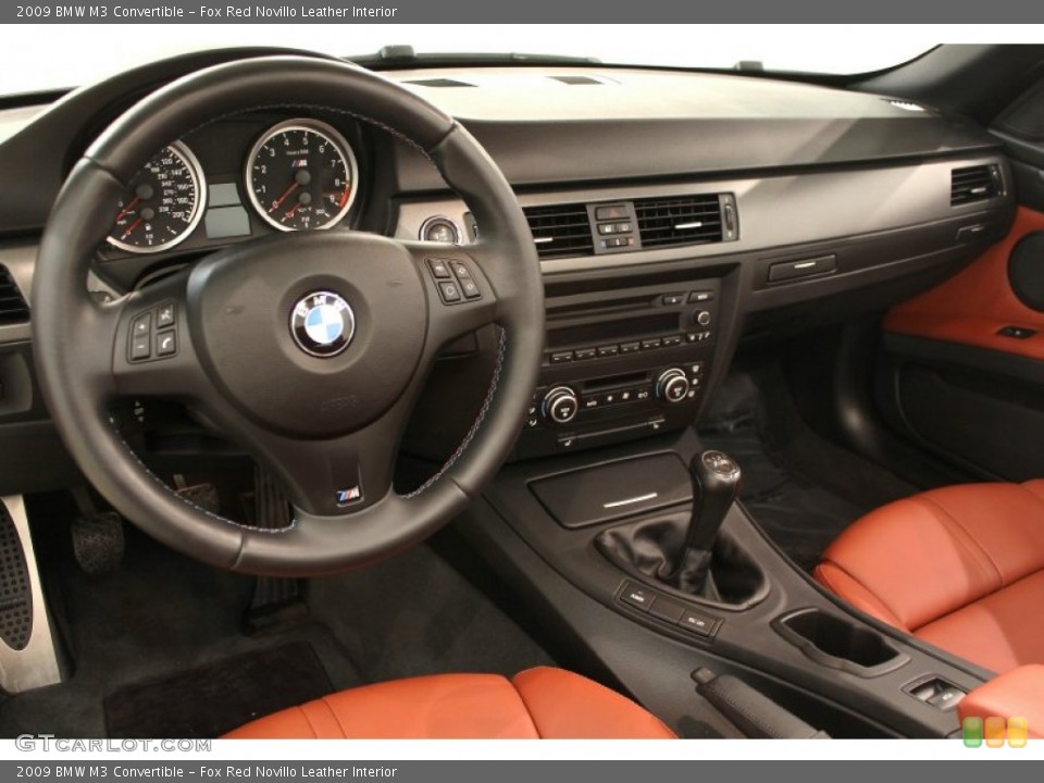 Fox Red Novillo Leather Interior Dashboard for the 2009 BMW M3 Convertible #62095173