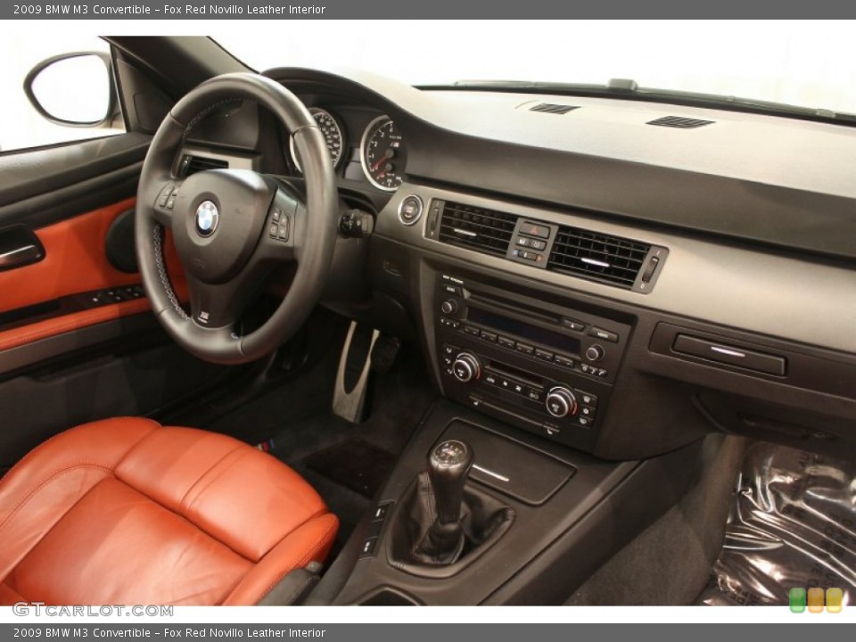 Fox Red Novillo Leather Interior Dashboard for the 2009 BMW M3 Convertible #62095191
