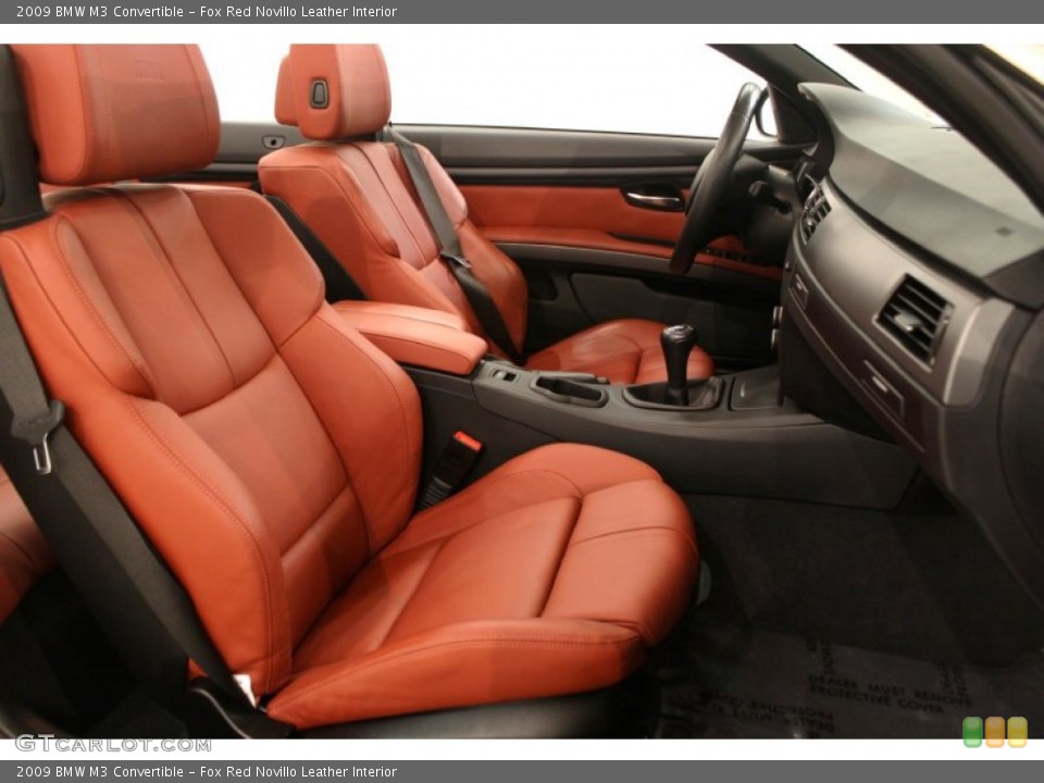 Fox Red Novillo Leather Interior Photo for the 2009 BMW M3 Convertible #62095194