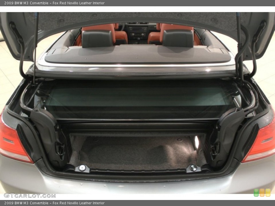 Fox Red Novillo Leather Interior Trunk for the 2009 BMW M3 Convertible #62095212
