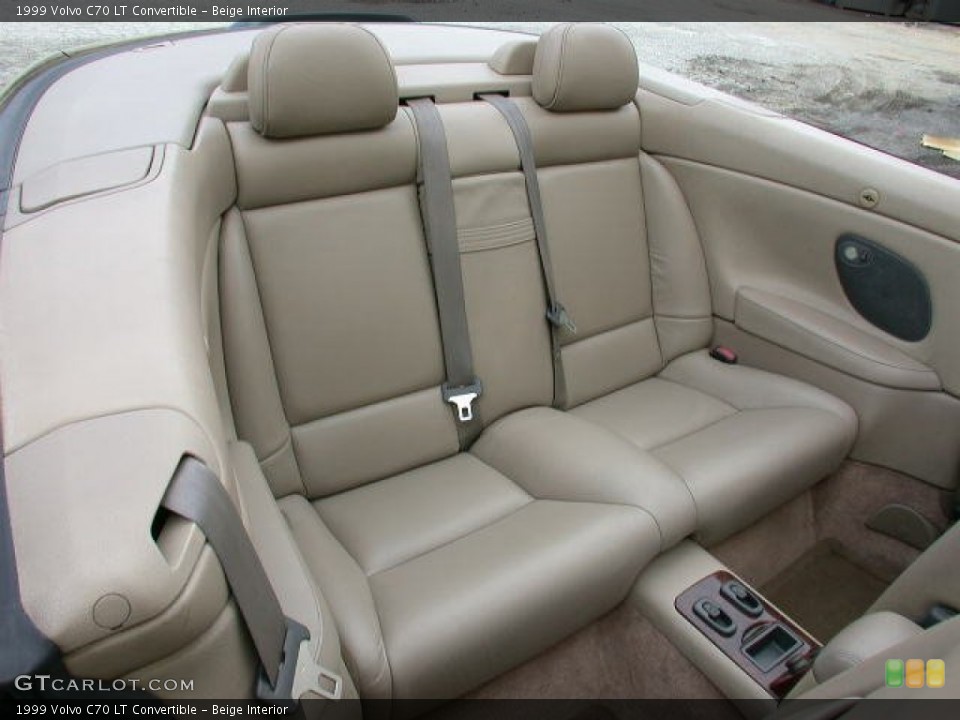 Beige Interior Rear Seat for the 1999 Volvo C70 LT Convertible #62098691
