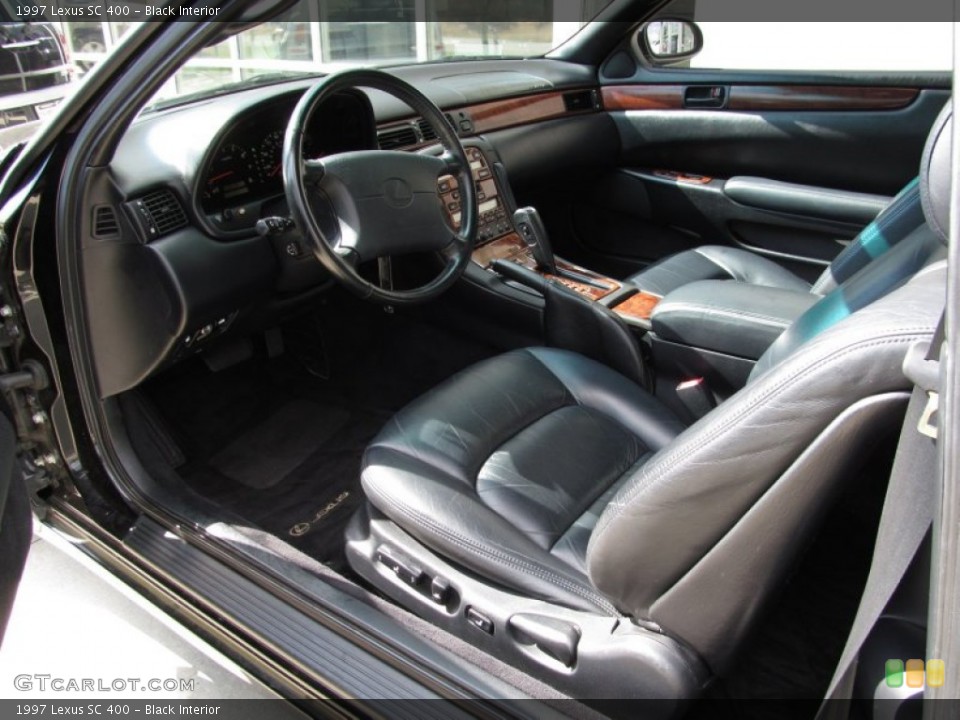 Black 1997 Lexus SC Interiors