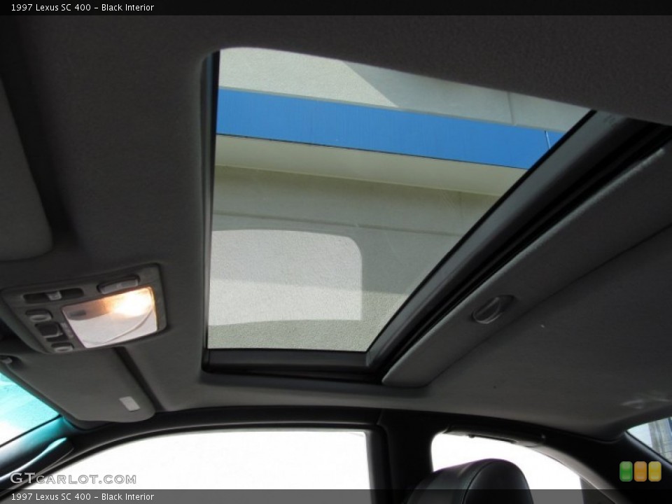 Black Interior Sunroof for the 1997 Lexus SC 400 #62098977