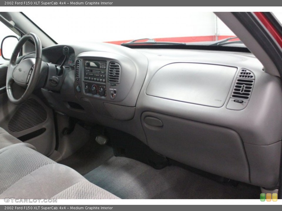 Medium Graphite Interior Dashboard for the 2002 Ford F150 XLT SuperCab 4x4 #62099709