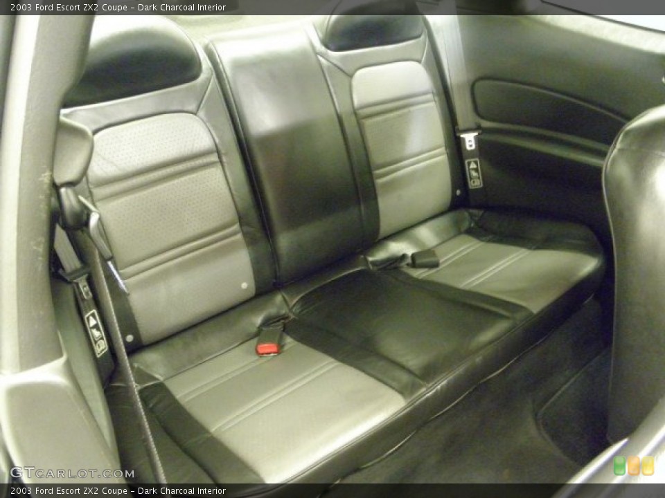 Dark Charcoal Interior Rear Seat for the 2003 Ford Escort ZX2 Coupe #62103317